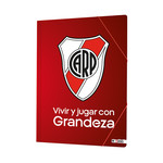 Carpeta 3 Solapas Mooving River Banda Roja 1005125